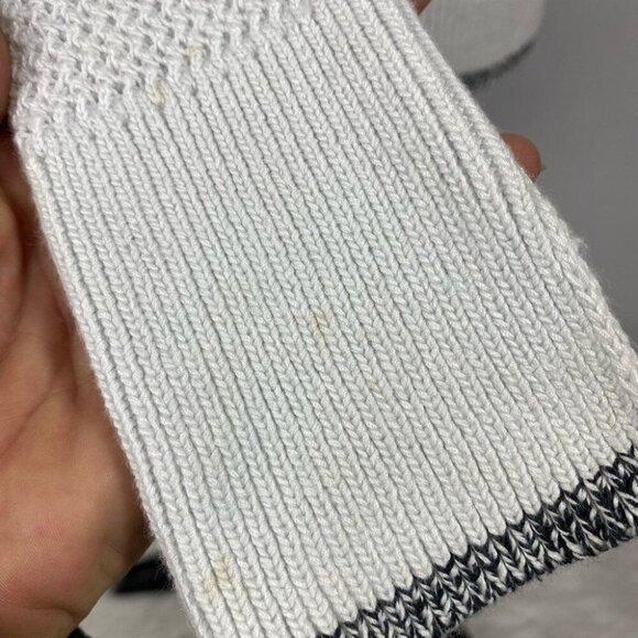 Rag & Bone Women's White Keyhole Crew Neck Stretch Designer Knit Sweater S/C34 - Picture 10 of 15